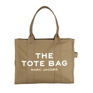 Marc Jacobs Green Khaki Tan Large The Tote Bag